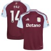 Officiële Voetbalshirt Aston Villa Pau 14 Thuis 2024-25 - Heren